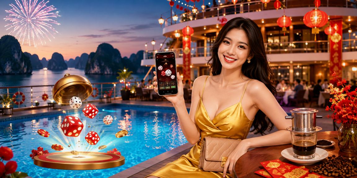 Người dùng Hạ Long uống cà phê và chơi tài xỉu trực tuyến trên điện thoại